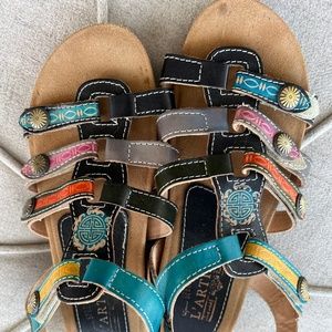 L'Artiste Gipsy Strappy Sandals